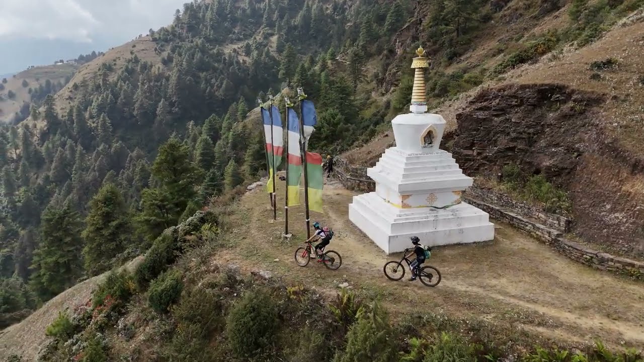 Mountain Biking in Himalayas with Celine Frison