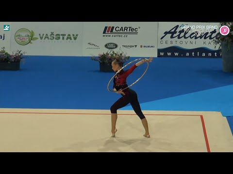 Viktoriia Onopriienko Hoop Final 35,550 🥇 - Grand-Prix Brno 2024