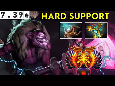 Dazzle Immortal Hard Support - Dota 2 Patch 7.39d Pro Pub Gameplay