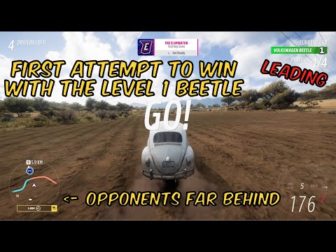 My first attempt to win with the Beetle - Forza Horizon 5 Eliminator