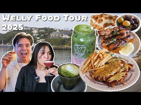 2025 Wellington NZ FOOD TOUR! | Greek Food, Argentinian Pastries, and Coffee!