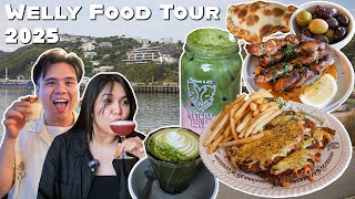 2025 Wellington NZ FOOD TOUR! | Greek Food, Argentinian Pastries, and Coffee!