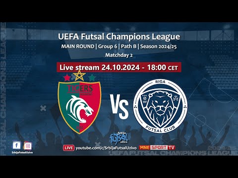 Tigers Roermond (NED) - Riga (LVA) | UEFA Futsal Champions League 2024/25