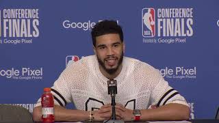 I've Never Been So Excited To Go Back To Boston - Jayson Tatum Talks After Game 6 W!