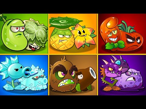 Plants Vs Zombies 2 | All TEAM RANDOM Plants Power-Up! vs Deep Sea Gargantuar (PVZ2)