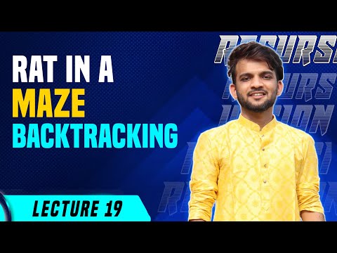 L19. Rat in A Maze | Backtracking