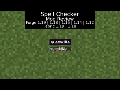 EPIC Spell Checker Mod Review in Minecraft #Shorts