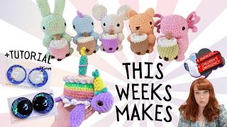 I Spent 2 Days in the ER, but Crocheted Some Cute Things! + Eye Painting Tutorial