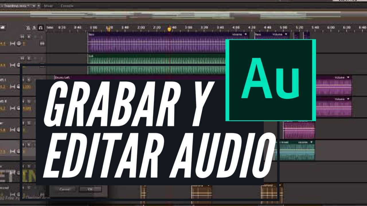 Como grabar y editar audio con Adobe Audition