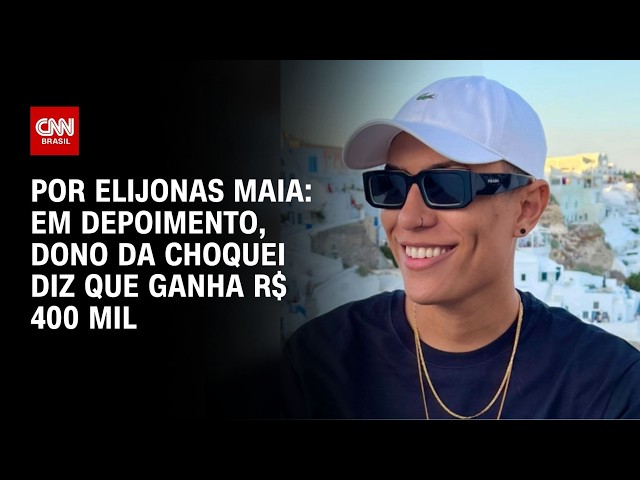 Dono da Choquei diz à Polícia Federal que ganha R$ 400 mil por mês de forma legal | BASTIDORES CNN