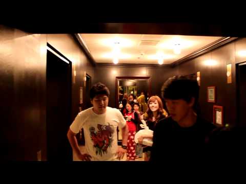 100905 [FANCAM] Krystal f(x) and Jessica SNSD @ Sheraton after SMTown '10 Live LA Concert [HD]