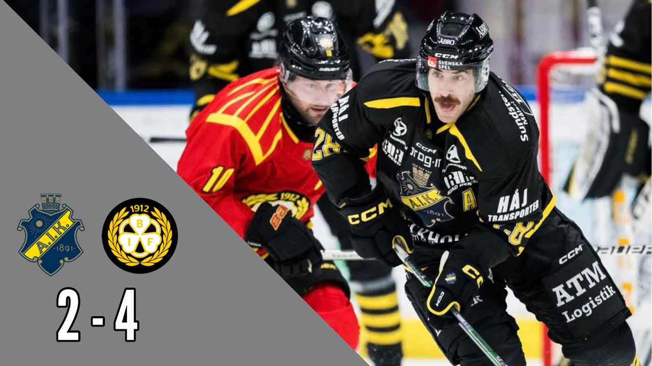 AIK - Brynäs IF | Höjdpunkter | Hockeyallsvenskan 23/24 Omgång 48