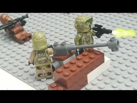 (Star wars stop motion) Battle of kashyyyk