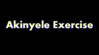 Akinyele - Exercise