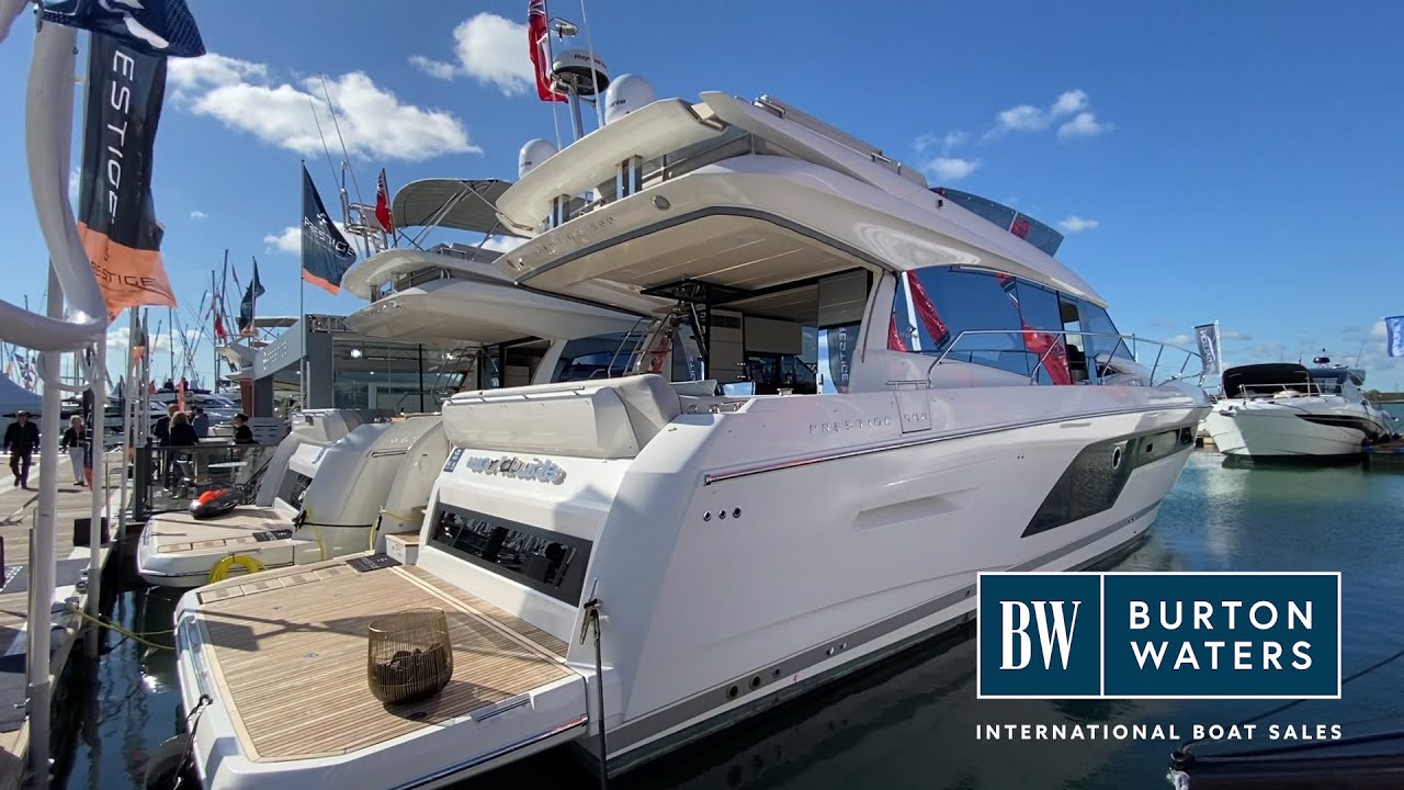 Prestige 590 - Southampton Boat Show 2022- walkthrough video