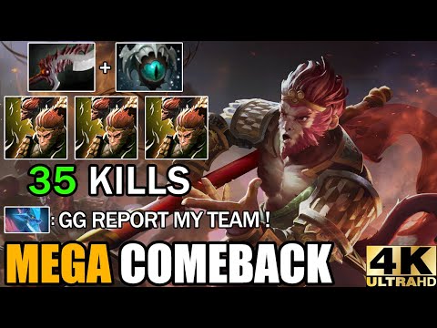 Powerful Aoe Combo Team Monkey King VS Mega Creeps - Epic Comeback Dota 2 Pro Rank Gameplay