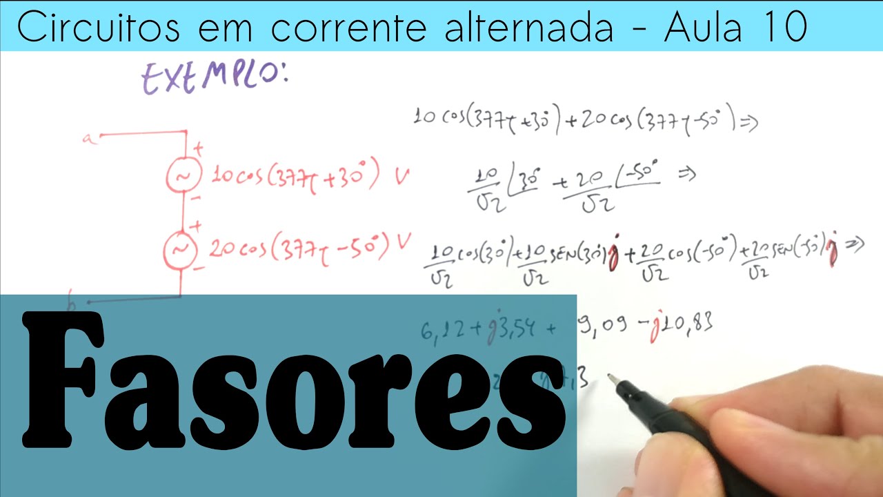 Circuitos CA Aula 10 - Fasores