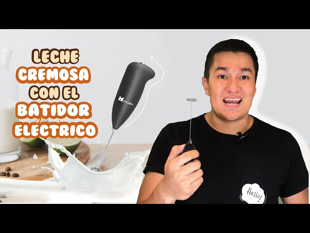 Vídeo relacionado con Espumador de Leche Eléctrico mini batidora 3 Velocidades USB-C Recargable 11000 RPM Batidor de Acero Inoxidable, para Cappuccino, Latte, Matcha, Café, Chocolate Caliente, Portátil y Fácil de Limpiar
