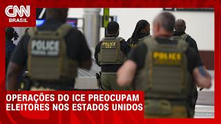 Vídeo: Operações do ICE preocupam eleitores nos Estados Unidos | CNN 360°