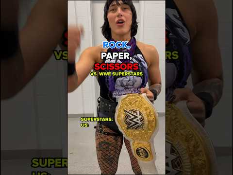 Rock, Paper, Scissors with WWE Superstars! 🪨📄✂️👀