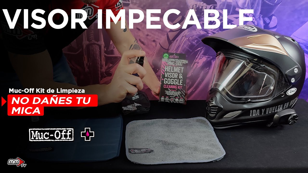 Muc-Off Kit de Limpieza de Casco y Visor V2