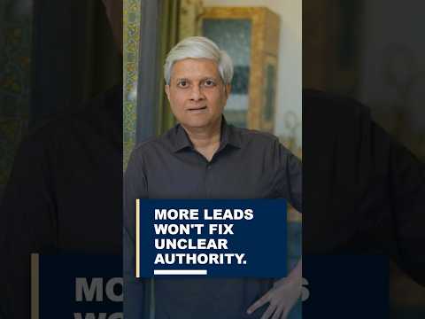 More leads won't fix unclear authority.