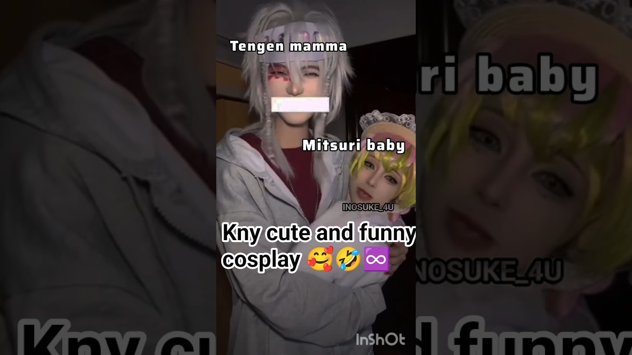 Kny cute and funny cosplay pt15🥰🤣 #kny #demonslayer #kawaii #funny #shorts #ytshorts #cosplay #cute