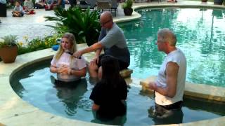 preview picture of video 'Hutto Bible Church Spring 2012 Baptisms -- #3 of 10 -- Cindy Johnson and June Marley'