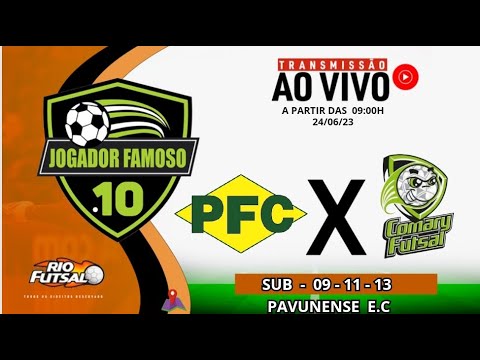 PAVUNENSE  X COMARY SUB 9 -11-13  RIO FUTSAL  24/06/23 2° Parte