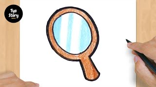 #381 How to Draw a Mirror - Easy Drawing Tutorial