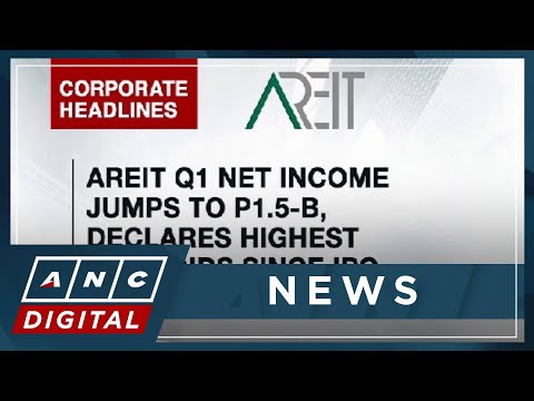 AREIT Q1 net income jumps to P1.5-B, declares highest dividends since IPO ANC