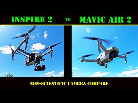 DJI Inspire 2 vs Mavic Air 2 - Can you see a difference?