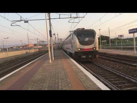 Arrivo treno intercitynotte 1982 Siracusa/Palermo - Milano Cantrale   a Rosarno.