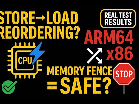 Store→Load Reordering: x86 vs ARM64 Real-World Test
