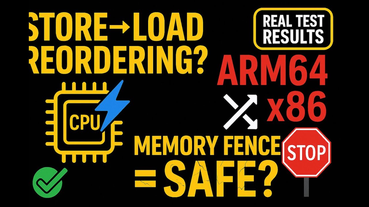 Store→Load Reordering: x86 vs ARM64 Real-World Test