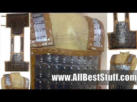 Watch YouTube Video for Medieval Mild Steel Lamellar Plate Armour