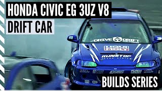 Honda Civic EG V8 Drift Car - Builds Series Episod