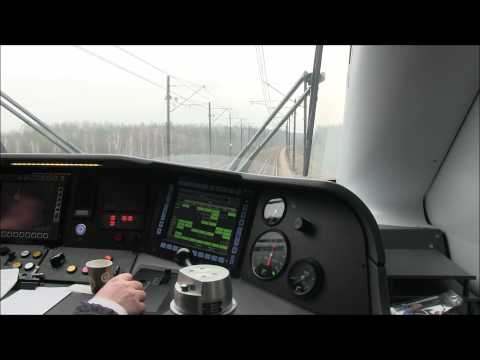 Pendolino ED250-012 z Warszawy do Krakowa - dwa mocne Rp1 [cabview]