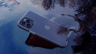 ESR Classic Hybrid Apple iPhone 12 Mini Hoesje Transparant Grijs video