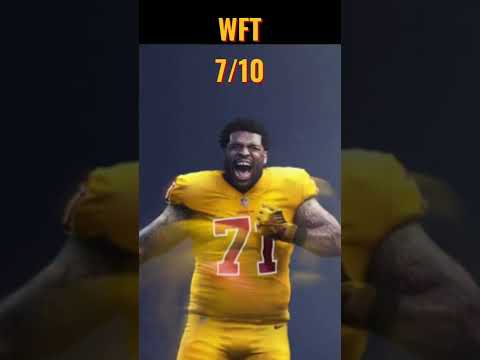 Ranking Every NFL Teams Color Rush Jerseys (Pt 1) #shorts #nfl