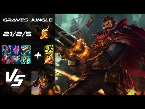 JUNGLE Graves vs Jarvan IV - EU Challenger Patch 25.22