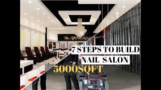 HOW TO BUILD 5000SQFT NAILS SALON WITH IFOSS