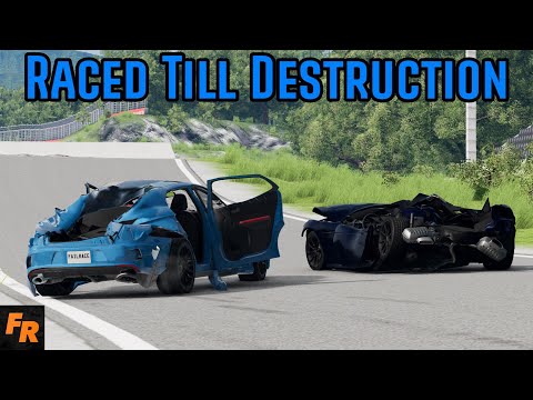 Raced Till Destruction! - BeamNG Drive Multiplayer