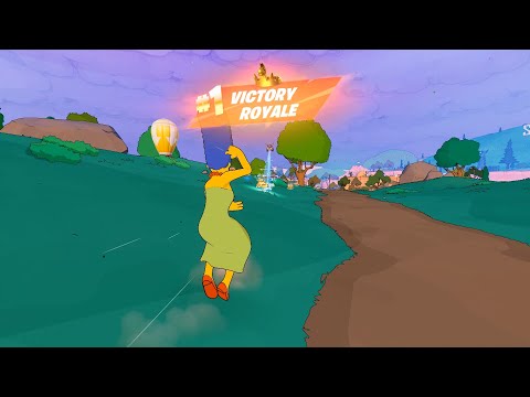 44 Kill Solo Vs Squads Wins "Fortnite Simpsons" Gameplay Full Game (Ps4 Controller)