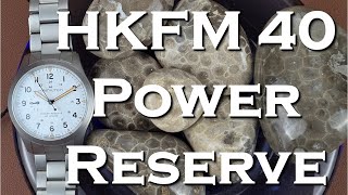 Hamilton Khaki Field Mechanical Power Reserve 40mm Watch Video