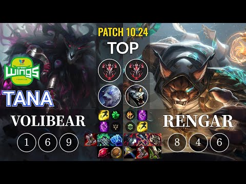 JAG TaNa Volibear vs Rengar Top - KR Patch 10.24