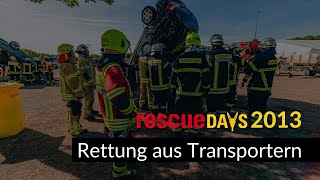 preview picture of video 'rescueDAYS 2013 Geldern: Station Rettung aus Transportern'
