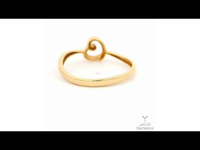 خاتم ذهب عيار 18 (RN.5365)