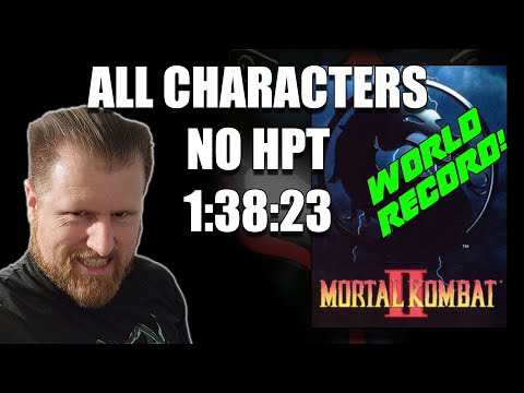 Mortal Kombat II ALL CHARACTERS! - 1:38:23 [WORLD RECORD]