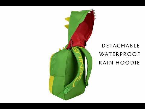 GENIUS Croc 23 L Green school, casual Backpack (Detachable Rain